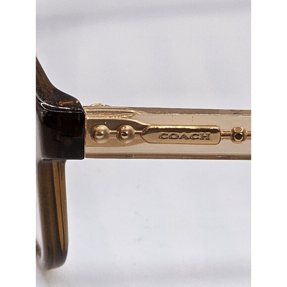 COACH HC 6072 5328 BROWN GLITTER AUTHENTIC EYEGLASSES 52/17 135 Clear Lenses - Picture 12 of 12